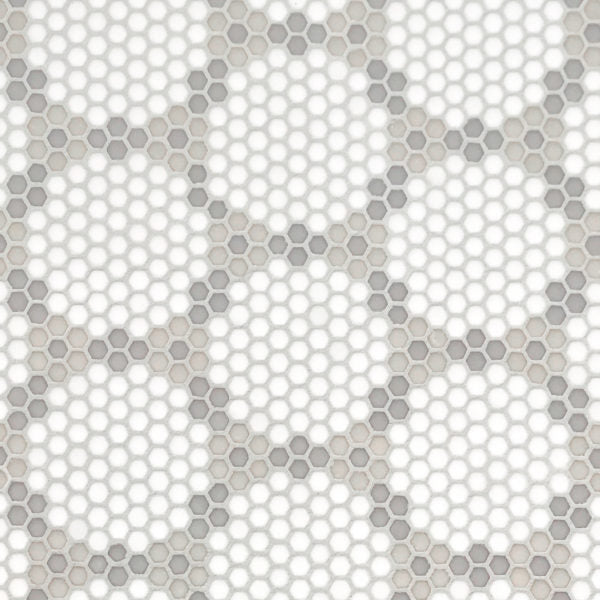 Geometro Bourges Country Matte Recycled Glass Mosaic - Flower