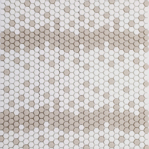 Geometro Montpellier Country Matte Recycled Glass Mosaic - Hexagon