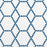 Geometro Tulle Coastal Matte Recycled Glass Mosaic - Hexagon