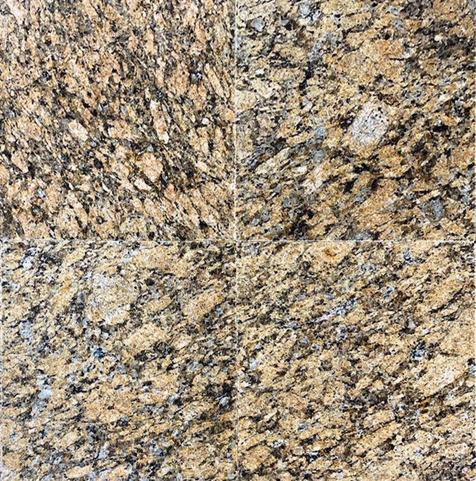 Full Tile Sample - Giallo Veneziano Granite Tile - 12" x 12" x 3/8" Polished