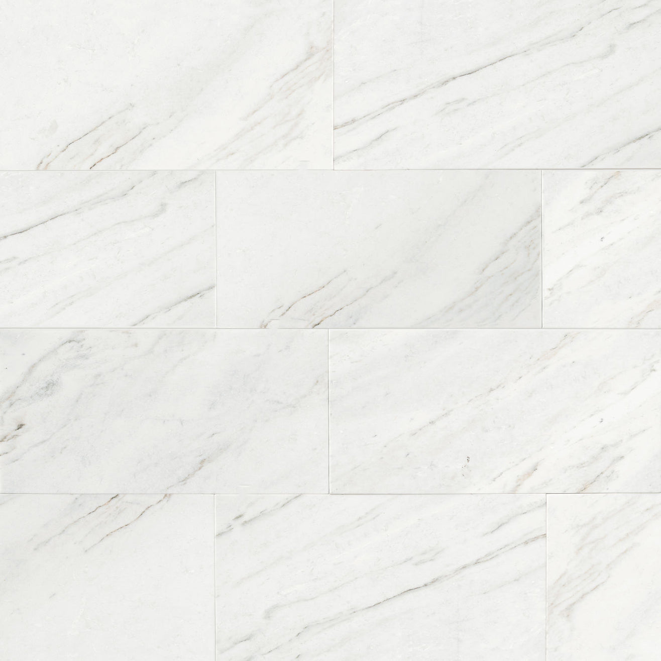 Bedrosians GLOWHT Glorious White Honed Marble Tile Lowest Price