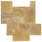 Golden Sienna Tumbled Travertine Pool Coping - 12" x 24" x 1 1/4"