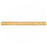 Golden Sienna Travertine Liner - 1" x 12" Dome (Cane) Honed