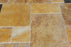 Chiseled & Brushed Golden Sienna Travertine Versailles Pattern