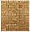 Golden Sienna Unfilled & Honed Travertine Mosaic - 2" x 4" Beveled Brick