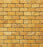 Golden Sienna Travertine Mosaic - 2" x 4" Brick Tumbled