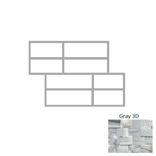 Structure Gray 3D B76STRUGR0624S3DC