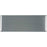 Full Tile Sample - Aquatica Earth Gray Deco Glass Tile - 4" x 12" Glossy