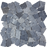 Full Sheet Sample - Aquatica Ocean Stones Gray Deco Pebble Natural Stone Mosaic - 11.25" x 11.25" Tumbled