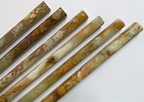 Green Onyx Polished Liner - 3/4" x 12" Bullnose