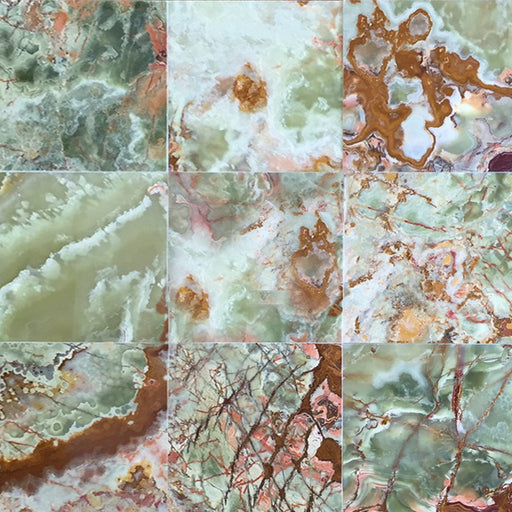 Green Onyx Onyx Tile - Polished