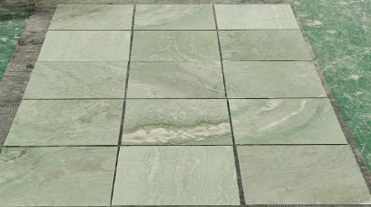 New Green Jade Marble Tile - Honed