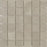 Full Sheet Sample - Fusion Fabric Greige Porcelain Mosaic - 2" x 2" Matte