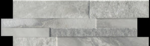 Full Ledger Sample - Marmi Grey Porcelain Ledgestone - 6.25" x 15.75" Textured