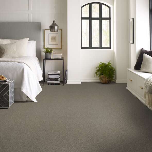 Shaw Floor Studio Around The House II Grey Flannel Textured 00501