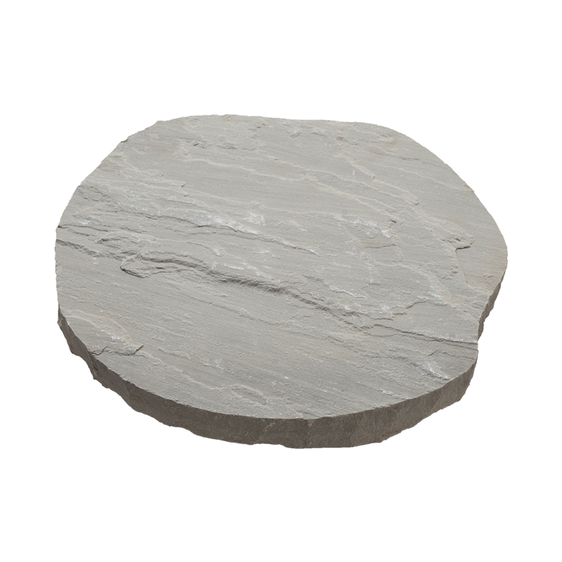 Grey Mist Irregular Natural Cleft Sandstone Stepping Stone - Random Sizes x +/- 1 1/4"