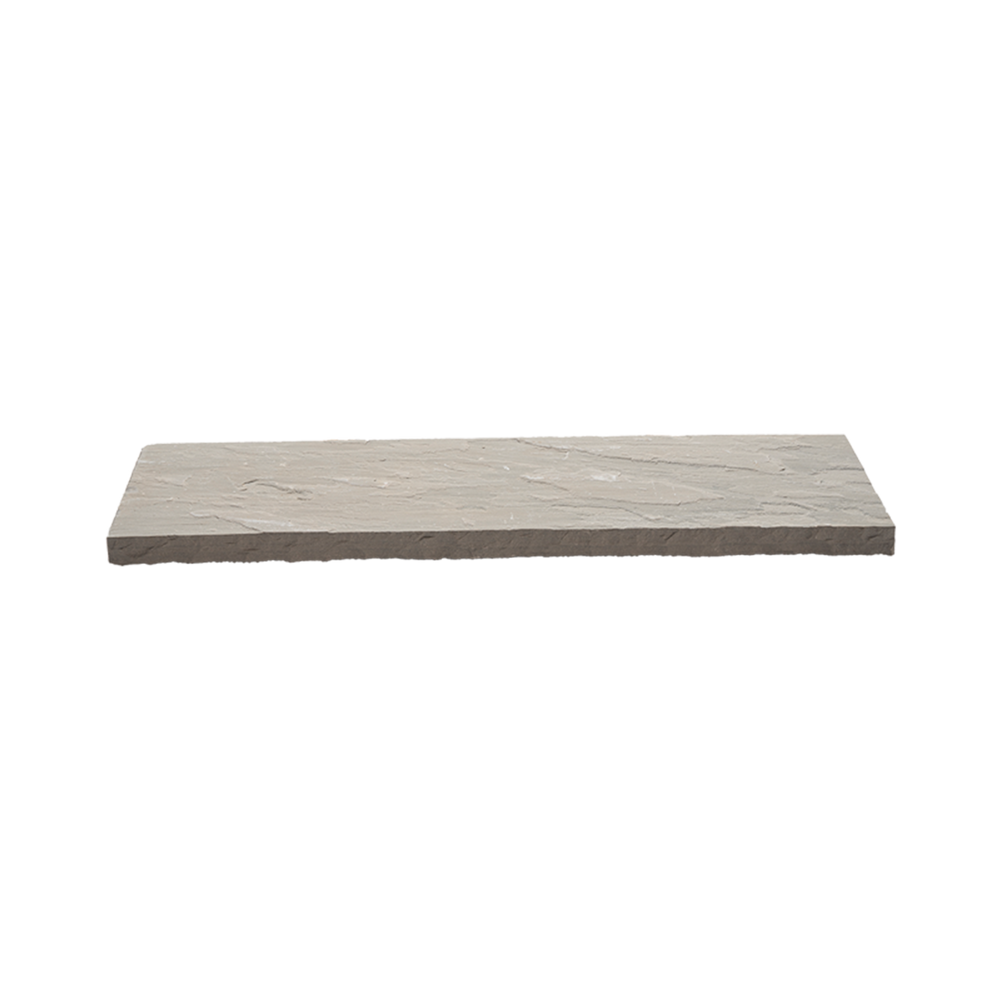 Grey Mist Natural Cleft Sandstone Tread - 12" x 48" x +/- 2"