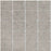 Full Sheet Sample - Shellstone Grey Porcelain Mosaic - 3" x 3" Matte