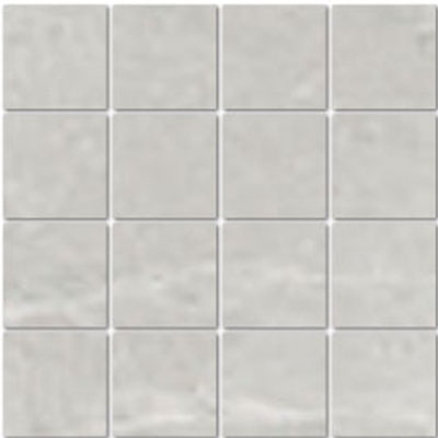 Full Sheet Sample - Torino Grigio Porcelain Mosaic - 3" x 3" Matte