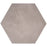 Radar Gris Hexagon Porcelain Tile - Matte