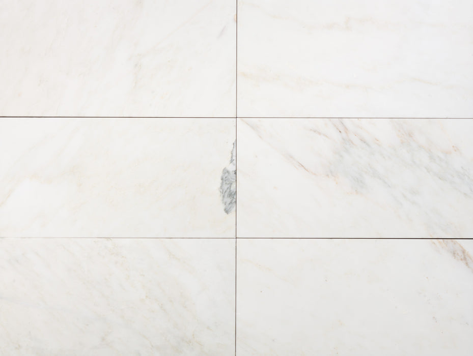 Calacatta Premio Marble Tile - 12" x 24" x 3/8" Polished