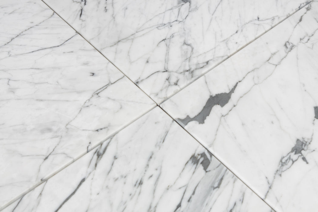 Polished Statuarieto Alberica Marble Tile