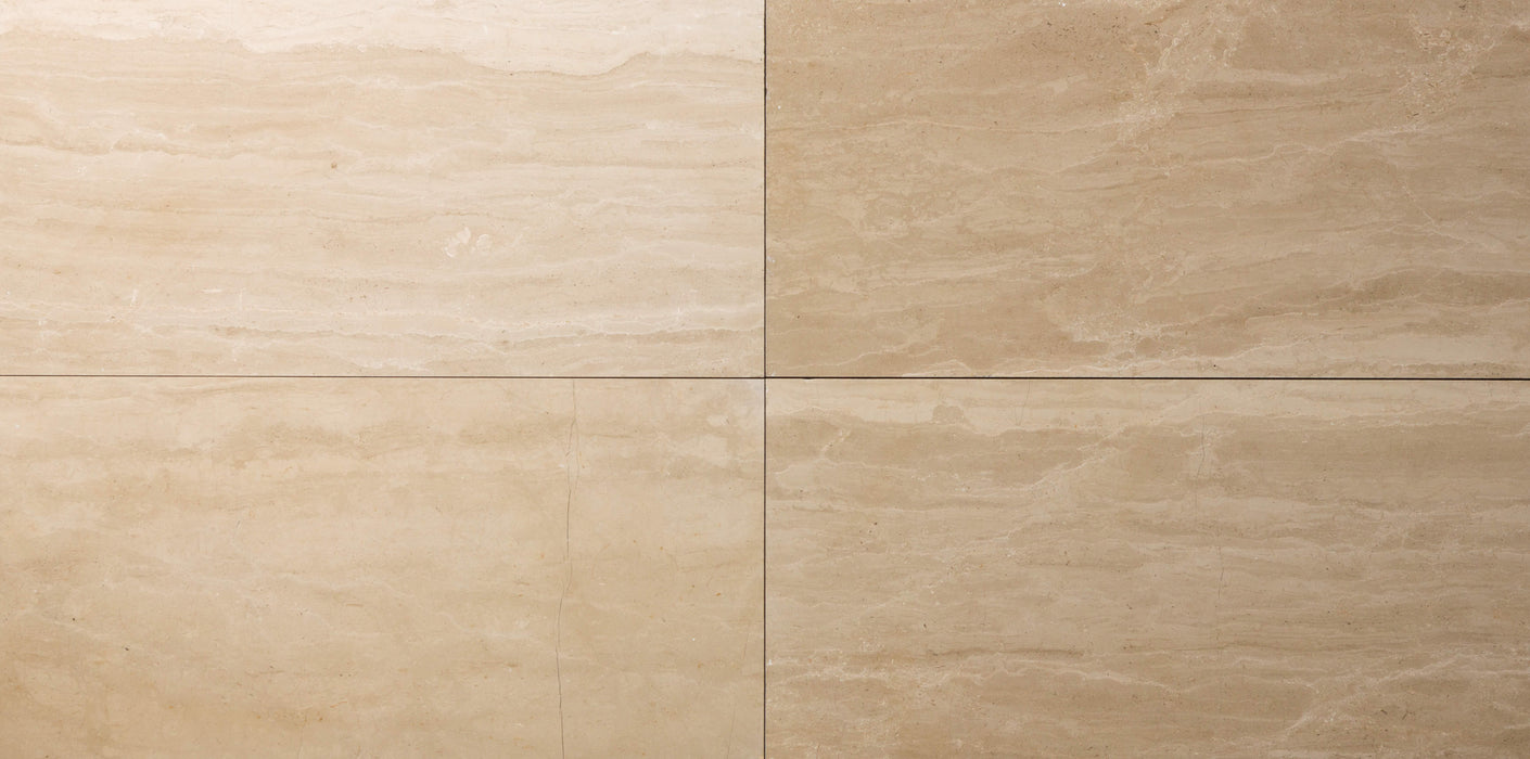 Tecelio Serpeggiante Marble Tile - 12" x 24" x 3/4" Polished