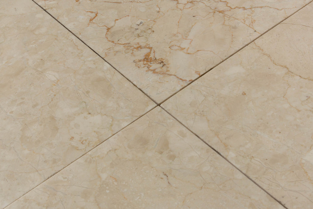 Crema Latte Polished Marble Tile