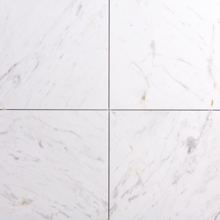 Dion Chiaro Marble Tile - 12" x 12" x 3/8" Polished