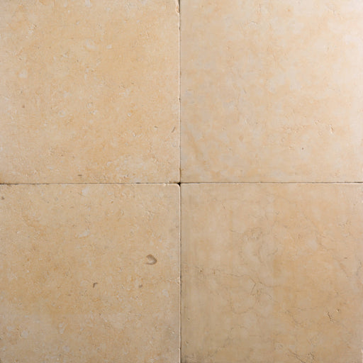 Jerusalem Gold Light Limestone Tile - 24" x 24" x 3/4" Tumbled