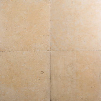 Jerusalem Gold Light Limestone Tile - 24" x 24" x 3/4" Tumbled