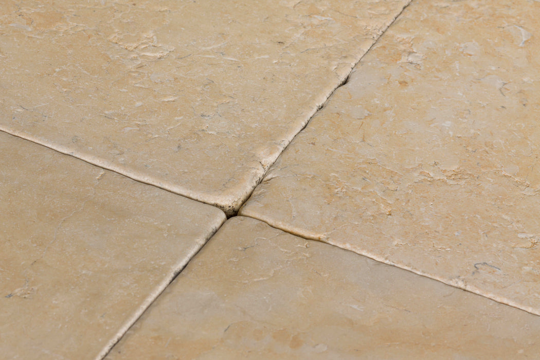 Tumbled Jerusalem Gold Light Limestone Tile