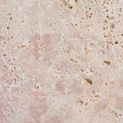 Farini Pink Travertine Paver - Unfilled & Honed