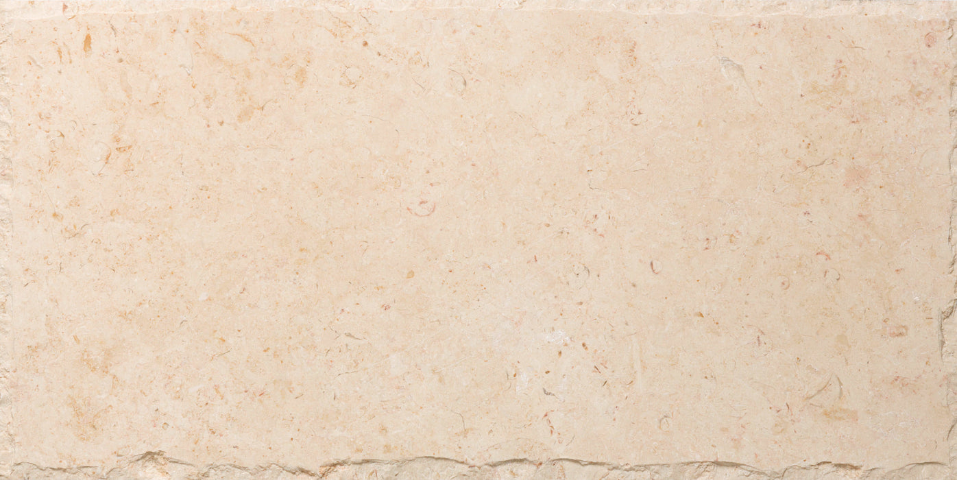 Mediterranean Ivory Chiseled Limestone Tile
