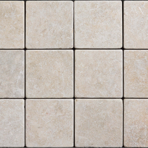 Jerusalem Ramon Limestone Tile - 4" x 4" x 3/8" Tumbled