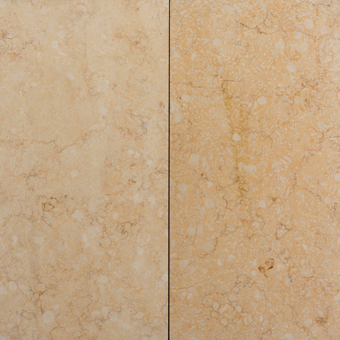 Mediterranean Desert Limestone Tile - 12" x 24" x 5/8" Honed