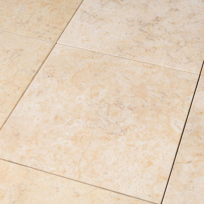 Honed Jerusalem Desert Gold Limestone Tile