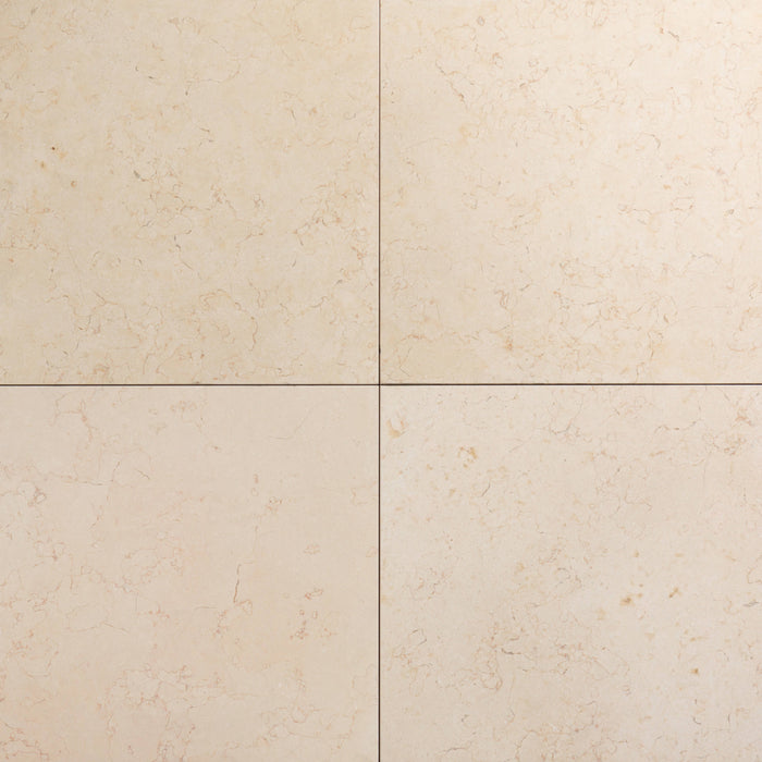 Mediterranean Ivory Marble Tile - 18" x 18" x 1/2" Polished