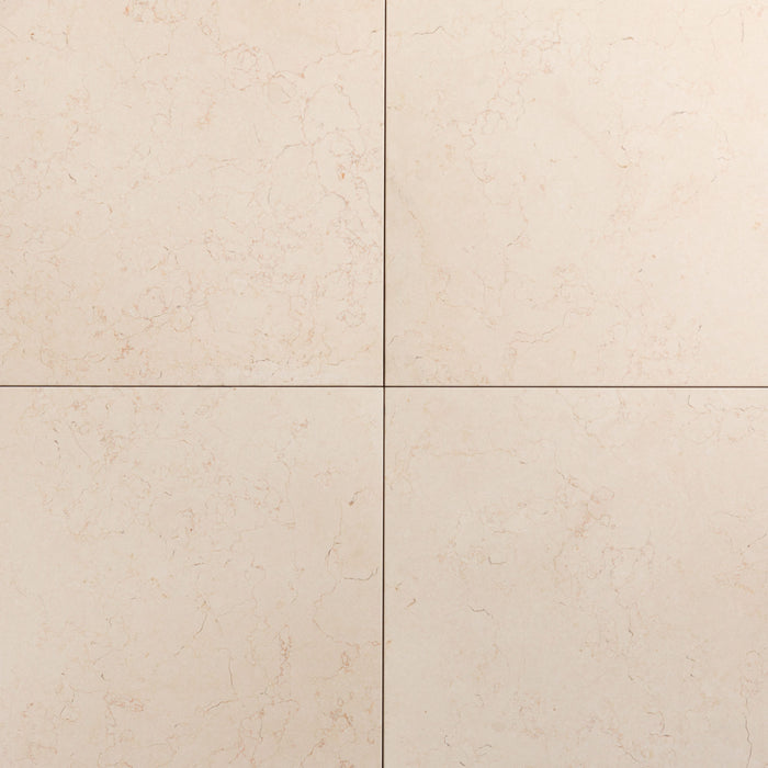 New Crema Marfil Marble Tile - 18" x 18" x 3/8" Polished