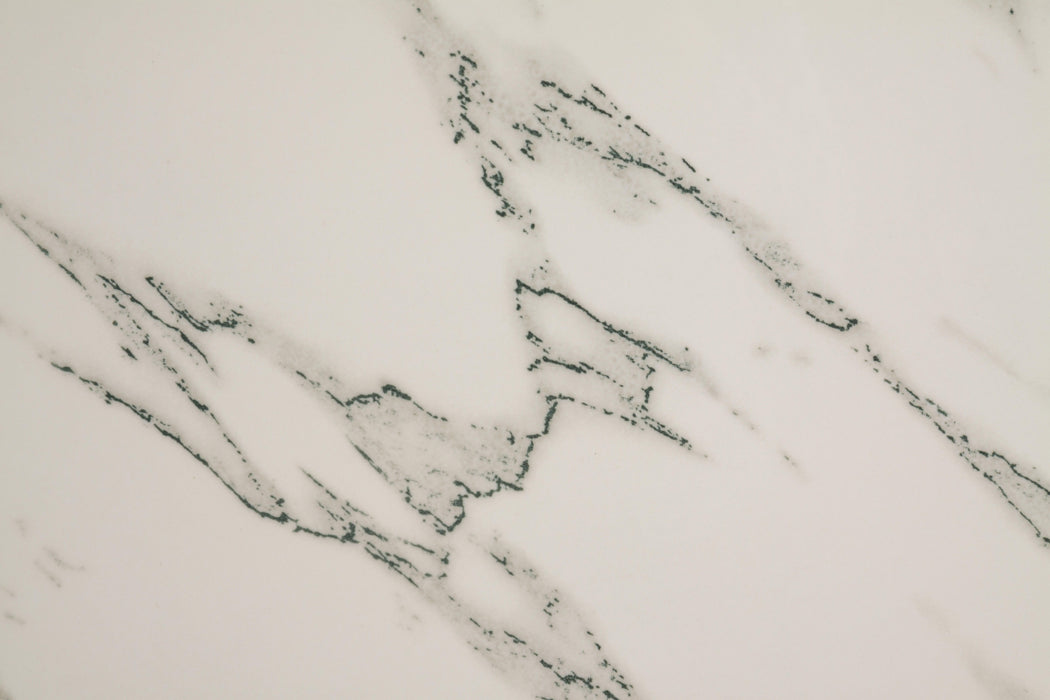 Polished White Marblized Porcelain Tile