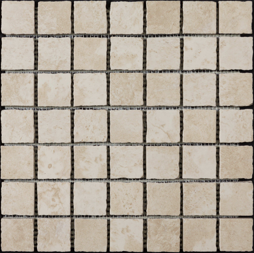 Faenza Chiaro Porcelain Mosaic - 2" x 2"