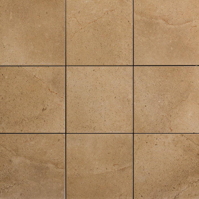 Sol Dune Porcelain Tile - 6" x 6" x 1/4" Filled & Honed