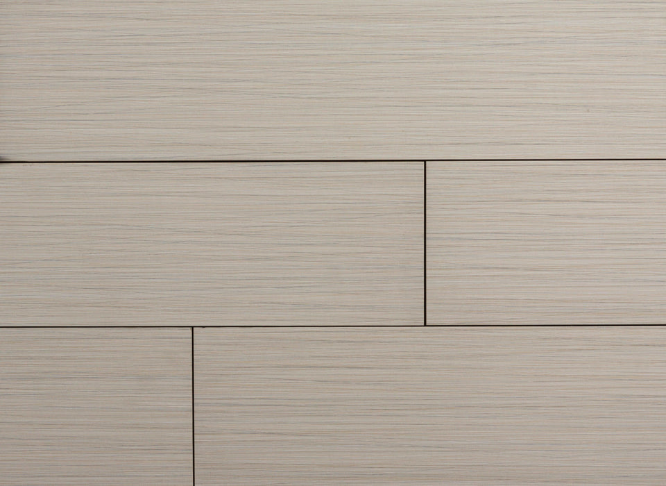 Creme Linen Porcelain Tile - 6" x 24" x 1/4" Honed