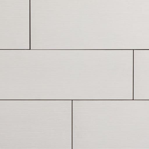 Detotte Whte Porcelain Tile - Satin