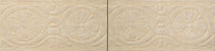 Satin Saturnia Walnut Deco Ceramic Tile