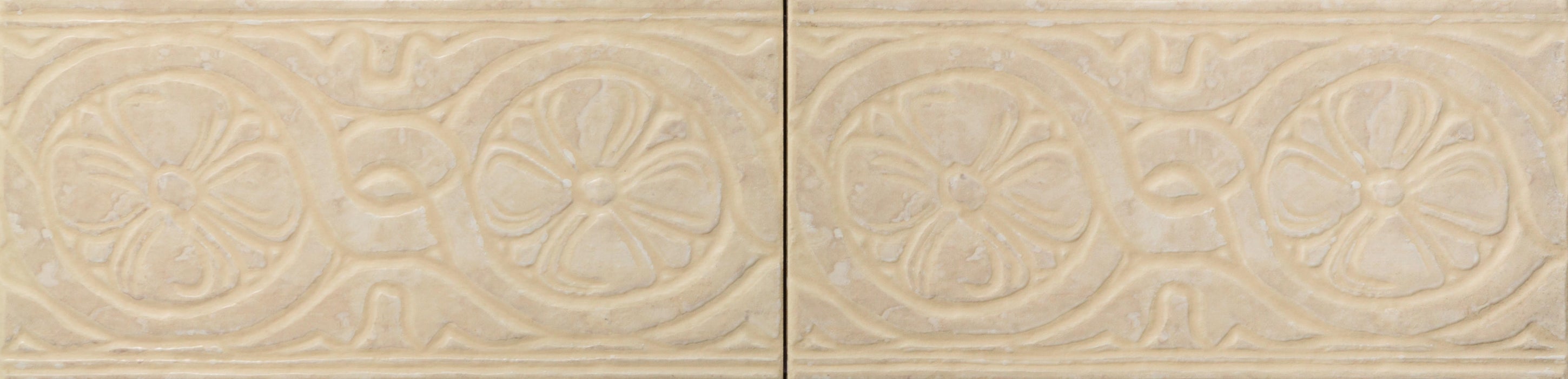 Satin Saturnia Walnut Deco Ceramic Tile