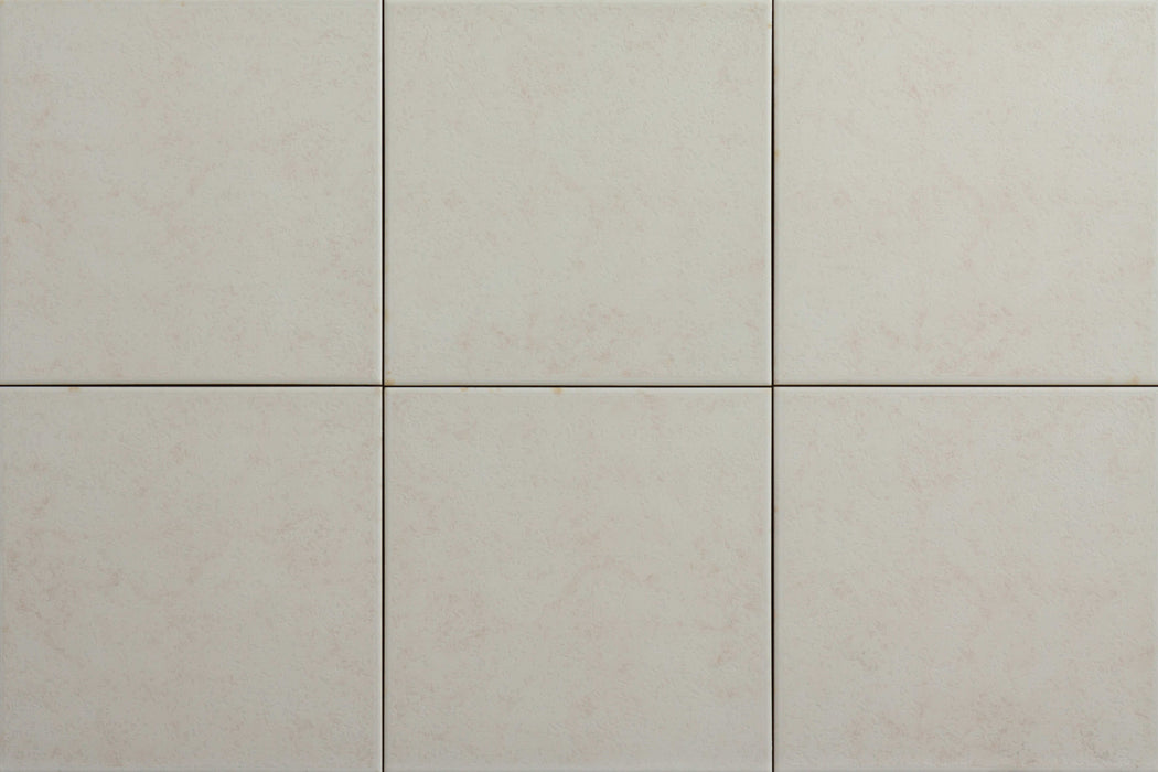 Polesino White Ceramic Tile - 8" x 8" x 1/4" Matte