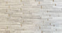 White Wood Honed Marble Ledgestone - 6" x 24" x 3/4"
