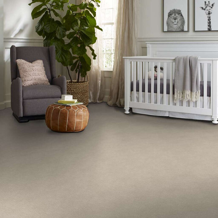 Shaw Floor Studio Home News III 15' Halo 00101 Textured Polyester