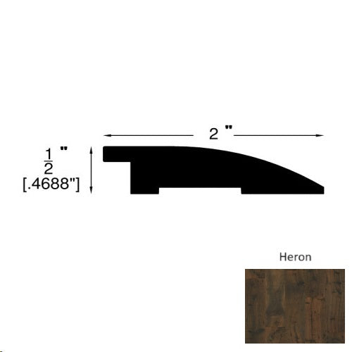 Flush Reducer BHW Floors Valor Heron Wire Brushed Flush Reducer | Lowest Price ...